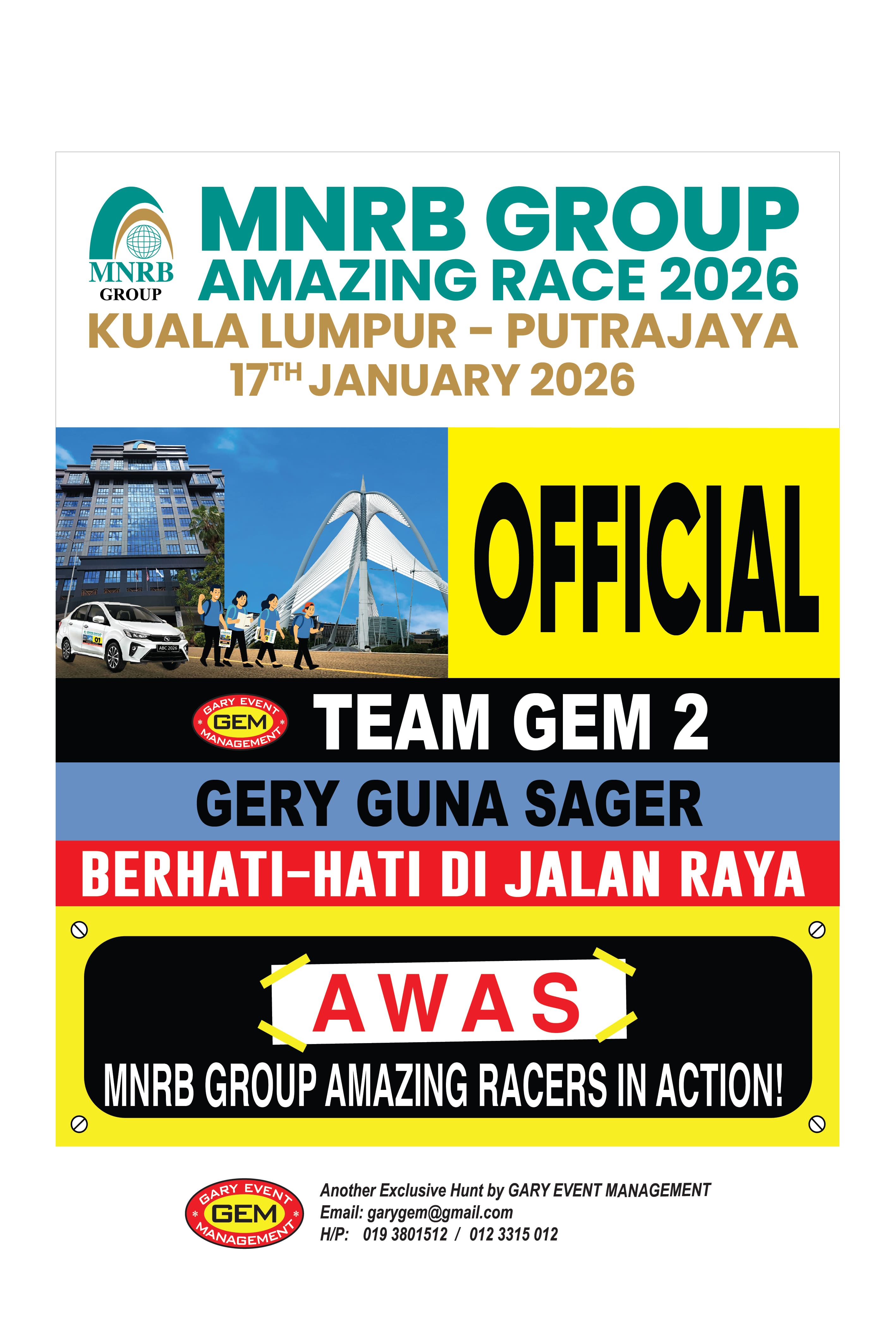 MNRB Group Amazing Race 2026 Team GEM 2